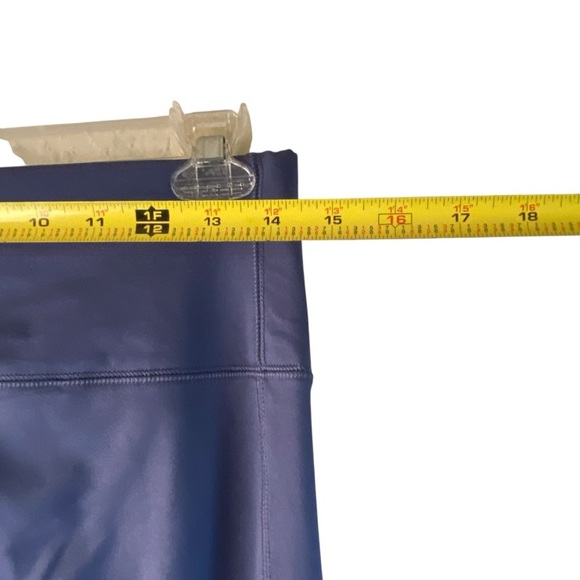 NWT Puma Prussion Blue Compression Leggings with Ribbed Panels SZ XL - Picture 4 of 9